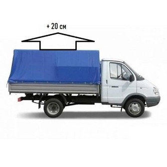 Тент автомобильный на ГАЗ 3302 (на ГАЗель) под заказ, Россия
