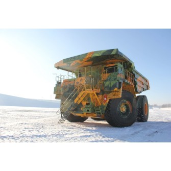 Тент полог на БелАЗ-7557