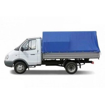 Тент автомобильный на ГАЗ 3302 (3,17x2,07x1,27) из двухсторонней усиленной ткани 500 г/м2