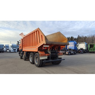 Тент полог на трехосный самосвал Scania P400