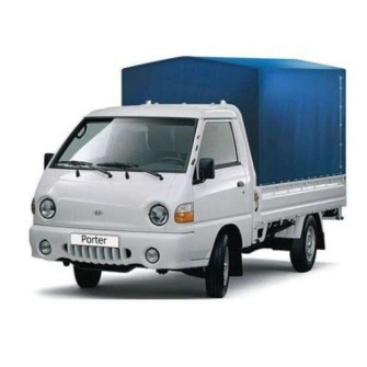 Тент на Hyundai Портер 2,9х1,7х1,3м. синий
